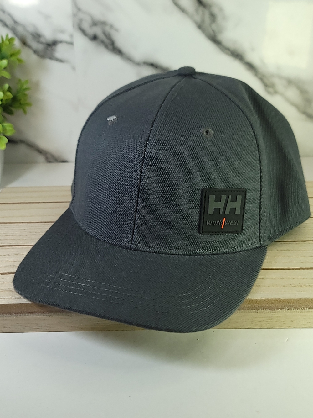 Helly Hansen Charcoal Gray Patch Logo Baseball Cap